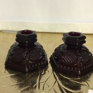 AVON THE 1876 CAPE COD COLLECTION CANDLE HOLDERS